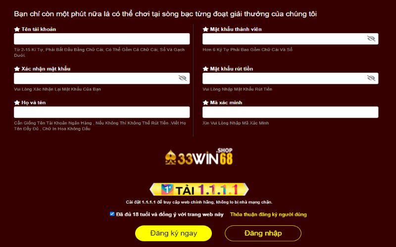 Hướng dẫn quy trình tham gia cá cược tại 33WIN8